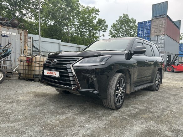 2019 Lexus LX 570 III Рестайлинг 2, чёрный, 12500000 рублей