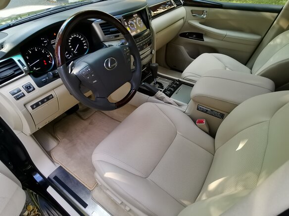 2013 Lexus LX 570 III Рестайлинг, чёрный - вид 12