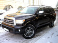 2008 Toyota Sequoia II, чёрный - вид 2