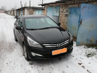 2015 Hyundai Solaris I Рестайлинг, чёрный, 1130000 рублей, вид 3