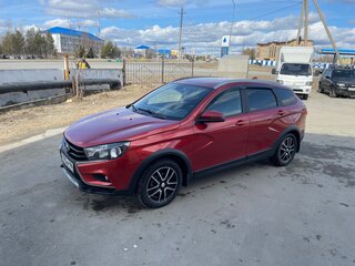 2021 Lada (ВАЗ) Vesta SW Cross I, красный, 1100000 рублей, вид 1