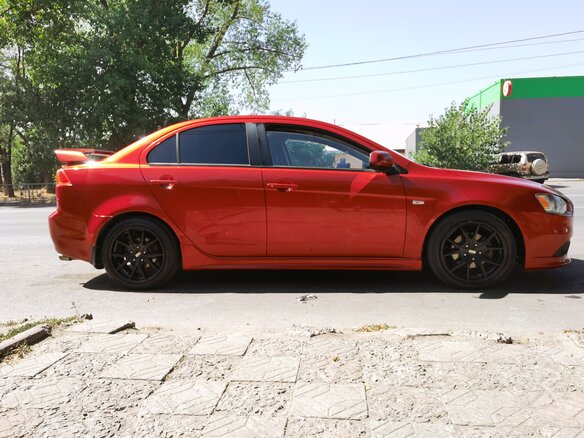 2007 Mitsubishi Lancer X, красный, 840000 рублей - вид 5