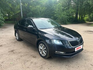 2018 Skoda Octavia III (A7) Рестайлинг, чёрный, 1450000 рублей, вид 2