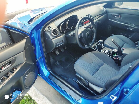 2006 Mazda 3 I (BK), голубой - вид 2