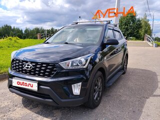 2021 Hyundai Creta I Рестайлинг, чёрный, 1850000 рублей, вид 2