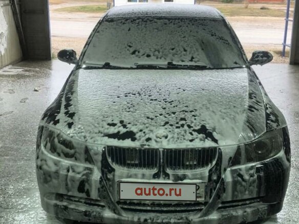 2007 BMW 3 серии 325i V (E90/E91/E92/E93), чёрный, 1300000 рублей - вид 1