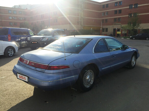 1993 Lincoln Mark VIII I, голубой - вид 3