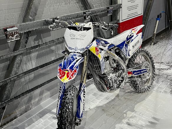 2012 Yamaha YZ250F, синий, 350000 рублей - вид 4