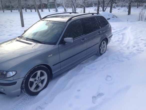 2004 BMW 3 серии 320d IV (E46) Рестайлинг, серый - вид 1