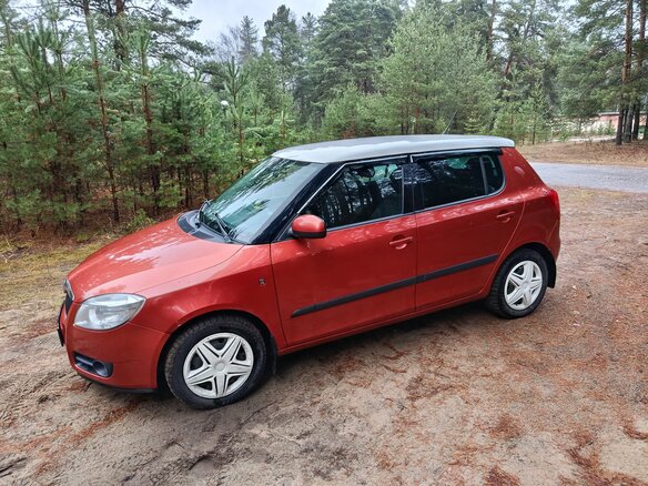 2010 Skoda Fabia II, оранжевый, 650000 рублей - вид 3