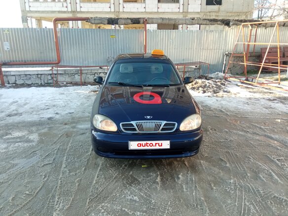 2003 Daewoo Lanos, синий, 195000 рублей - вид 1