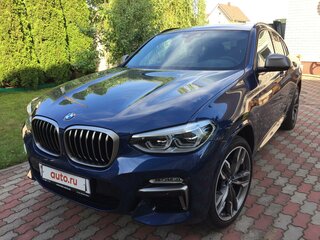 2018 BMW X4 M40d II (G02), синий, 4380000 рублей, вид 2