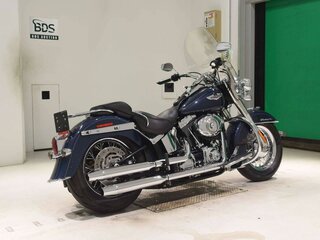 2007 Harley-Davidson Softail Deluxe, синий, 859000 рублей, вид 5