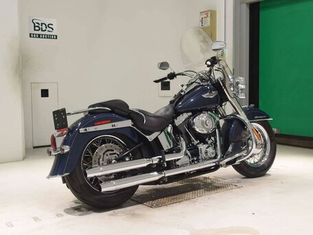 2007 Harley-Davidson Softail Deluxe, синий, 859000 рублей, вид 5