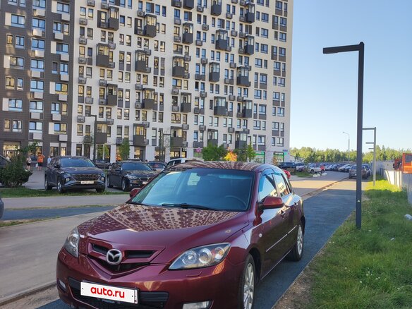 2008 Mazda 3 I (BK) Рестайлинг, красный, 600000 рублей - вид 5
