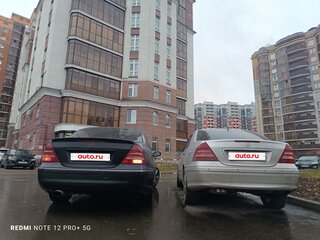 2005 Mercedes-Benz C-Класс 230 II (W203) Рестайлинг, чёрный, 470000 рублей, вид 3