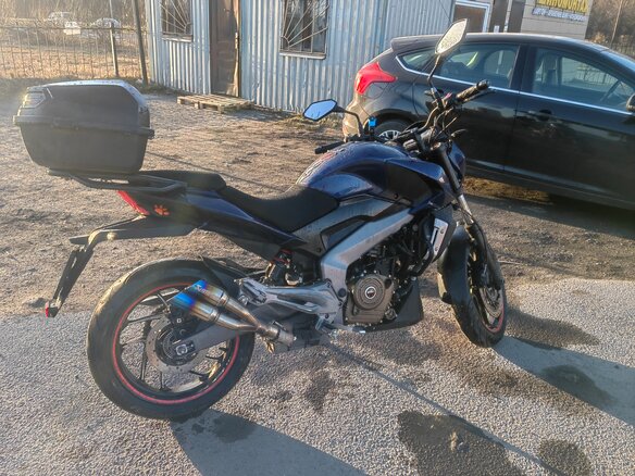 2017 Bajaj Dominar 400, синий, 310000 рублей - вид 3