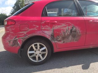 2007 Chevrolet Lacetti I, красный, 320000 рублей, вид 5