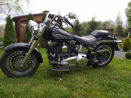2009 Harley-Davidson Fat Boy, чёрный, 780000 рублей, вид 1