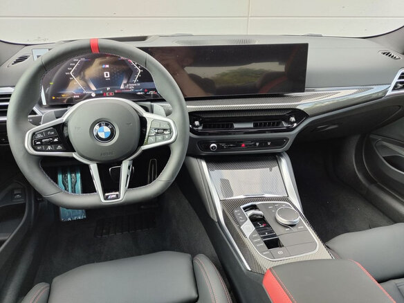 2025 BMW 4 серии M440i xDrive G22, G23, G26 Рестайлинг, красный - вид 6