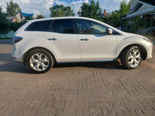 2010 Mazda CX-7 I Рестайлинг, белый, 1450000 рублей, вид 4