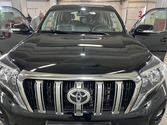 2014 Toyota Land Cruiser Prado 150 Series Рестайлинг 1, чёрный