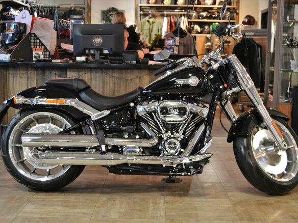 2024 Harley-Davidson Fat Boy, чёрный, 3500000 рублей - вид 3