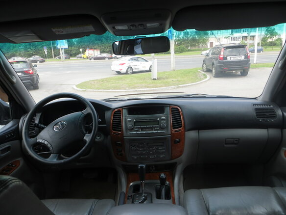 2004 Toyota Land Cruiser 100 Series Рестайлинг 1, чёрный - вид 5