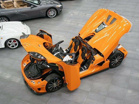 2008 Koenigsegg CCX, оранжевый - вид 7