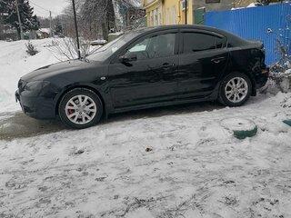 2008 Mazda 3 I (BK) Рестайлинг, чёрный, 654000 рублей, вид 4