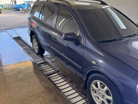 2001 Opel Astra G, синий, 160000 рублей - вид 8