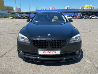 2008 BMW 7 серии Long 750Li V (F01/F02/F04), чёрный, 1600000 рублей, вид 2