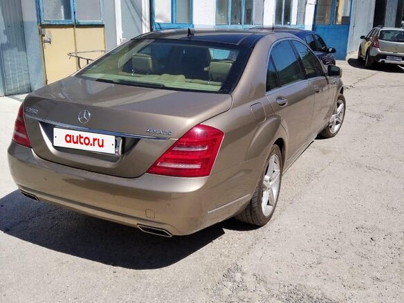 2010 Mercedes-Benz S-Класс 350 Long V (W221) Рестайлинг, бежевый, 2100000 рублей - вид 3