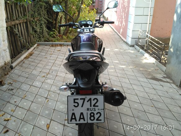 2016 Yamaha YBR250, фиолетовый - вид 2