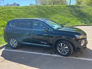 2019 Hyundai Santa Fe IV, чёрный, 3049000 рублей, вид 5