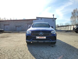 2020 Mercedes-Benz GLC Coupe 300 I (C253) Рестайлинг, синий, 5500000 рублей, вид 3