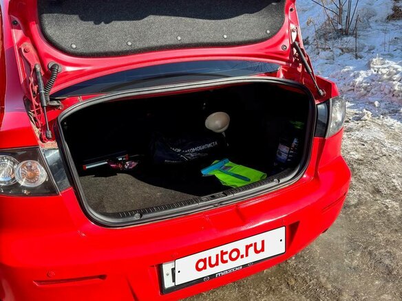 2008 Mazda 3 I (BK) Рестайлинг, красный, 700000 рублей - вид 13