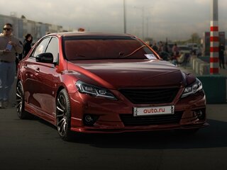 2010 Toyota Mark X II, пурпурный, 1890000 рублей, вид 3