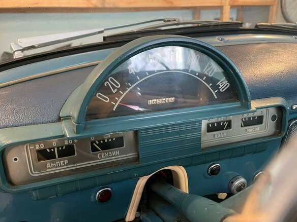 1964 ГАЗ 21 «Волга» 21Л, голубой - вид 2