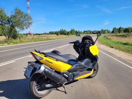 2008 Yamaha TMAX, жёлтый, 450000 рублей, вид 3