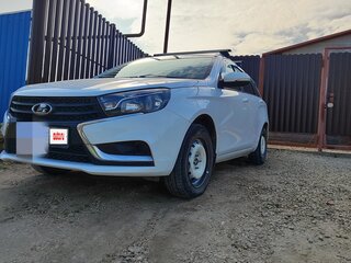 2019 Lada (ВАЗ) Vesta SW I, белый, 933000 рублей, вид 3