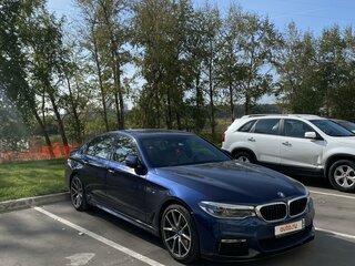 2018 BMW 5 серии 530d xDrive VII (G30/G31/G38), синий, 4150000 рублей, вид 2