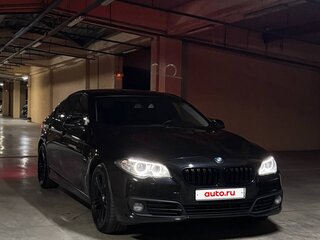 2014 BMW 5 серии 520i VI (F10/F11/F07) Рестайлинг, чёрный, 1720000 рублей, вид 4