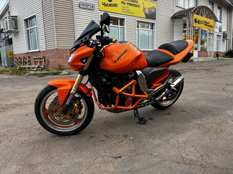 2003 Kawasaki Z 1000, оранжевый, 420000 рублей, вид 3