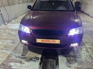 2008 Hyundai Accent ТагАЗ II, красный, 650000 рублей, вид 1