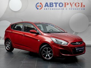 2011 Hyundai Solaris I, красный, 555000 рублей, вид 1