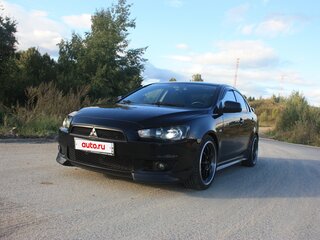 2007 Mitsubishi Lancer X, чёрный, 870000 рублей, вид 1