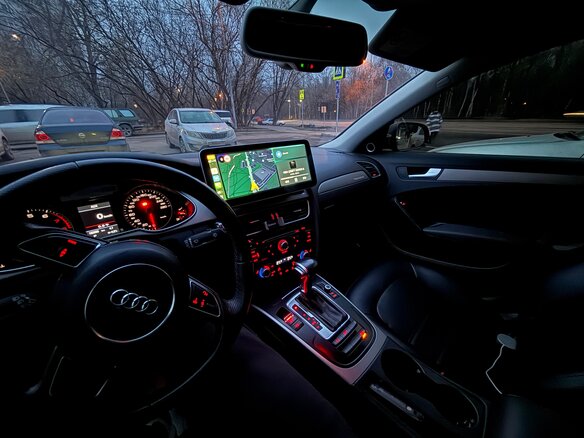 2013 Audi A4 IV (B8) Рестайлинг, чёрный - вид 9