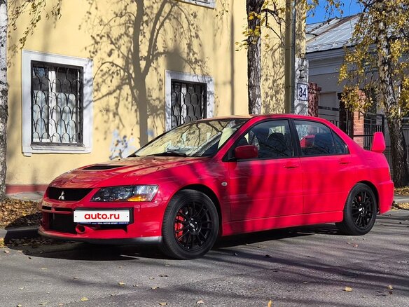 2006 Mitsubishi Lancer Evolution IX, красный, 3750000 рублей - вид 1