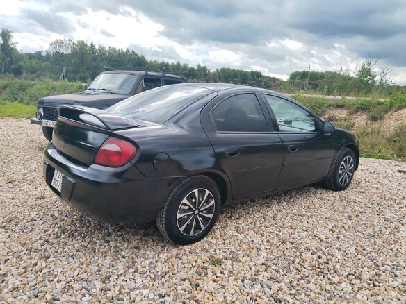 2004 Dodge Neon II, чёрный, 400000 рублей - вид 6